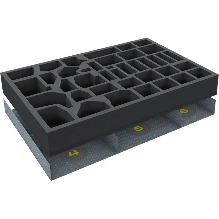 FH56491 - Schaumstoff-Set und Spielmaterial-Einsatz für Space Hulk, Brettspielbox