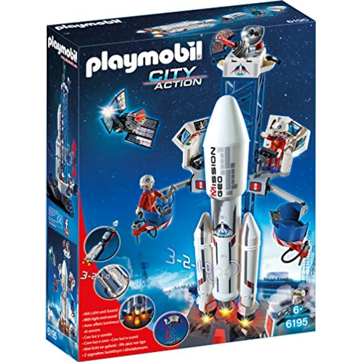 Playmobil 6195 - Weltraumrakete mit Basisstation
