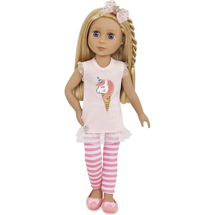 Glitter Girls Puppe Lacy – Bewegliche 36cm Puppe mit Kleidung, Zubehör und langen Haaren zum frisieren - Spielzeug ab 3 Jahren (6 Teile) – Bild 7