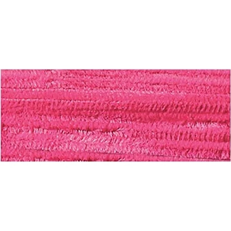 folia 77823 - Chenilledraht, Pfeifenputzer, 10 Stück in pink, Durchmesser 8 mm und 50 cm lang, ideal für Kinder zum Basteln und Gestalten von Tieren, Figuren und anderen Formen – Bild 2