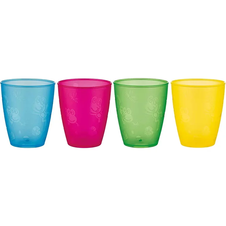 Nuby ID65662 Trinkbecher aus Polypropylen, 4-er Pack