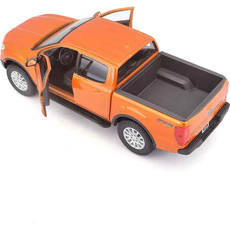 Maisto 531521 Ford Ranger Modellauto im Maßstab 1:27, orange – Bild 5