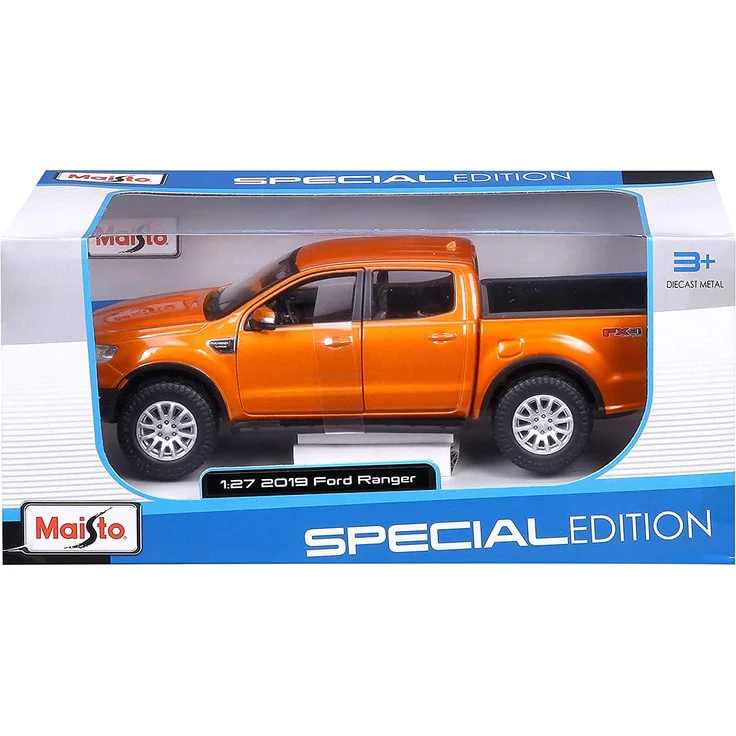 Maisto 531521 Ford Ranger Modellauto im Maßstab 1:27, orange – Bild 7
