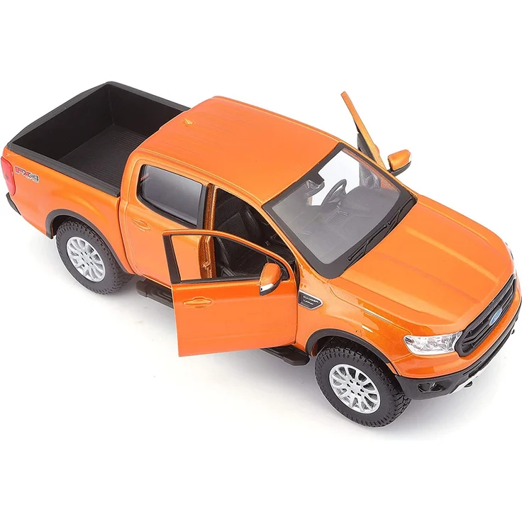 Maisto 531521 Ford Ranger Modellauto im Maßstab 1:27, orange – Bild 4