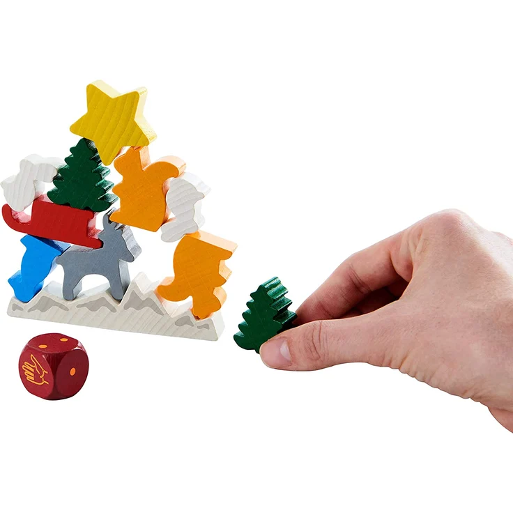 HABA 305525 - Tier auf Tier - Das weihnachtliche Stapelspiel – Bild 5
