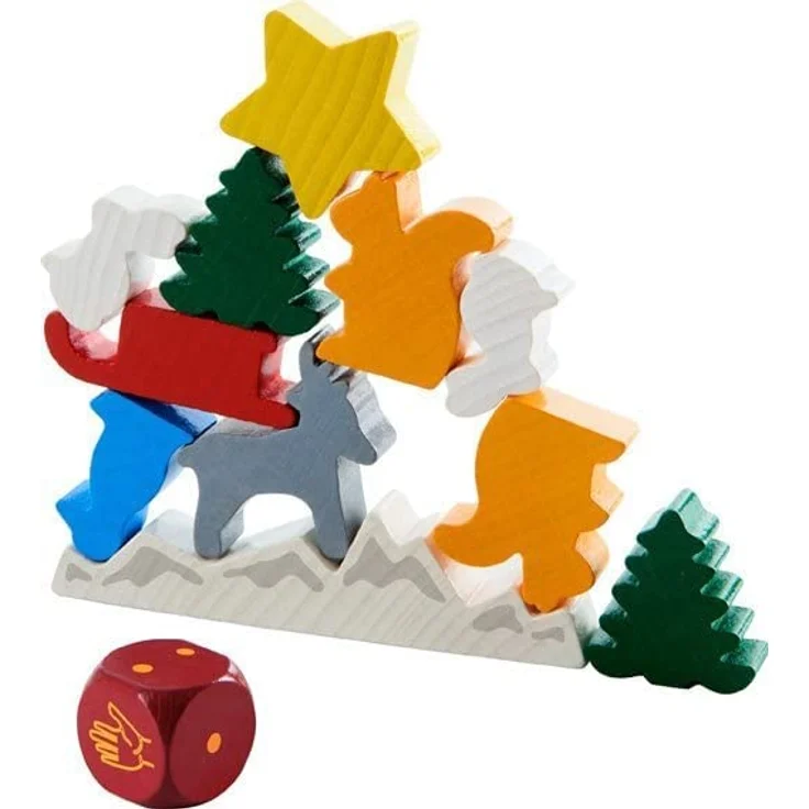 HABA 305525 - Tier auf Tier - Das weihnachtliche Stapelspiel – Bild 6
