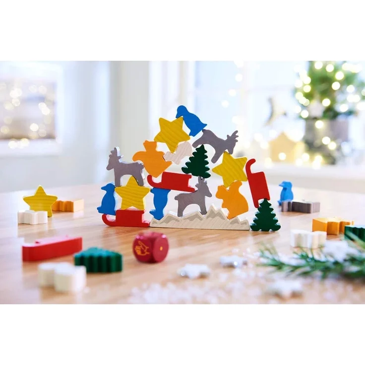 HABA 305525 - Tier auf Tier - Das weihnachtliche Stapelspiel – Bild 2