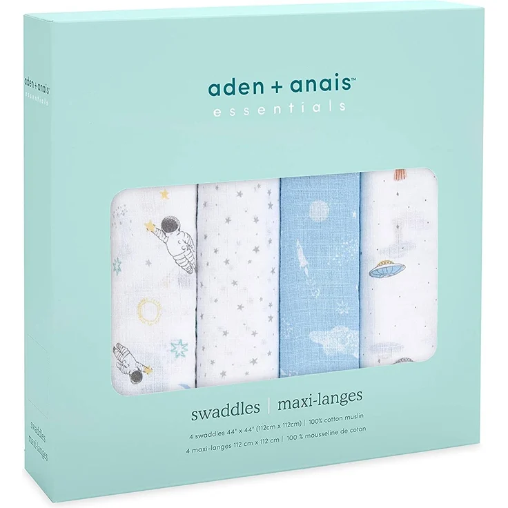 aden + anais™ essentials Pucktuch space explorers 4er-Pack – Bild 3