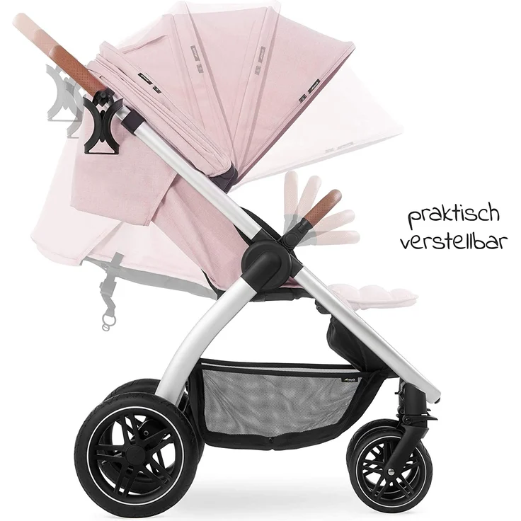 Hauck 'Uptown' Buggy Melange Rose – Bild 4