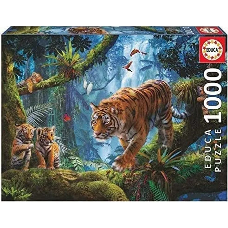 Educa 17662 1000 Tiger Auf Dem Baum