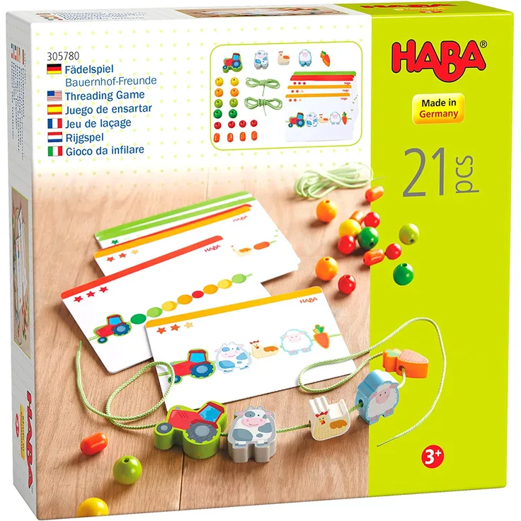 Haba Fädelspiel Bauernhof-Freunde