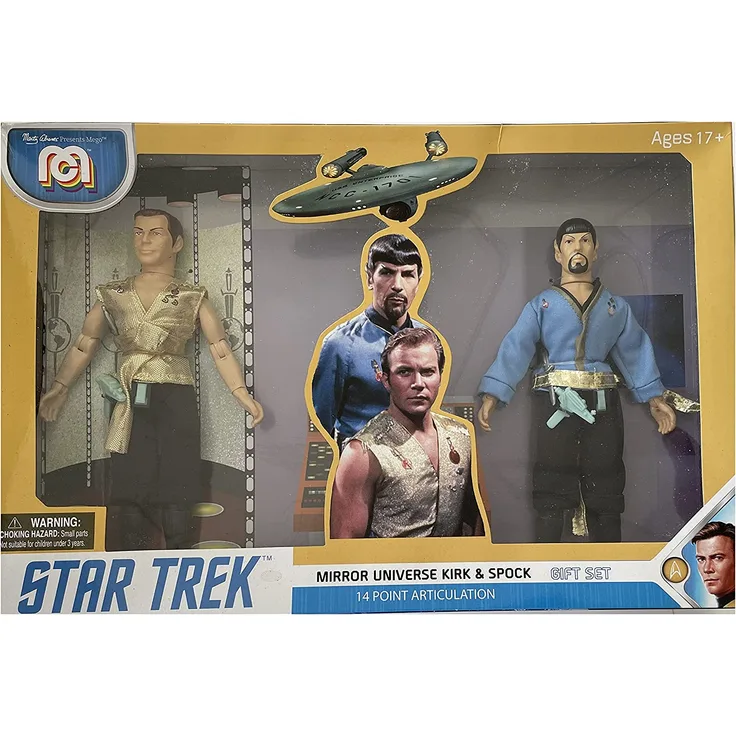 Star Trek Actionfiguren Doppelpack Mirror Universe Spock & Kirk 20 cm