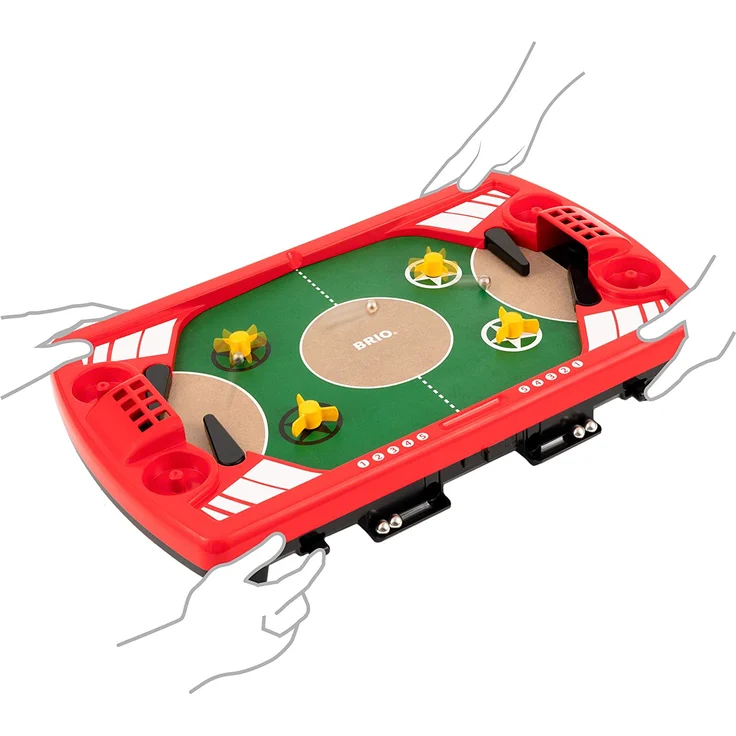Brio 'Tischfußball-Flipper', ab 6 Jahren, 53 x 34,5 cm, 2 Spieler, mit Metallkugeln – Bild 10