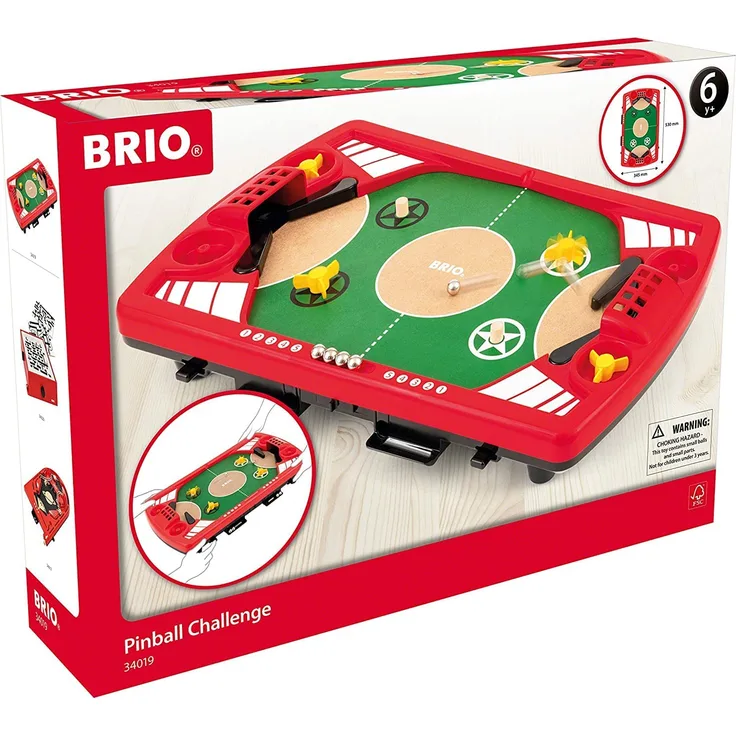 Brio 'Tischfußball-Flipper', ab 6 Jahren, 53 x 34,5 cm, 2 Spieler, mit Metallkugeln