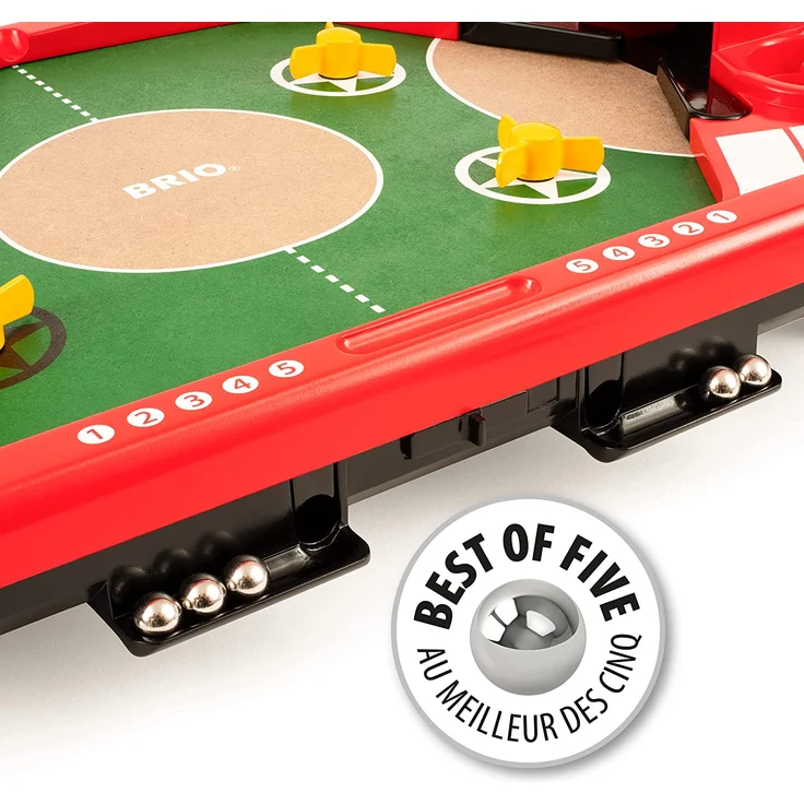 Brio 'Tischfußball-Flipper', ab 6 Jahren, 53 x 34,5 cm, 2 Spieler, mit Metallkugeln – Bild 9
