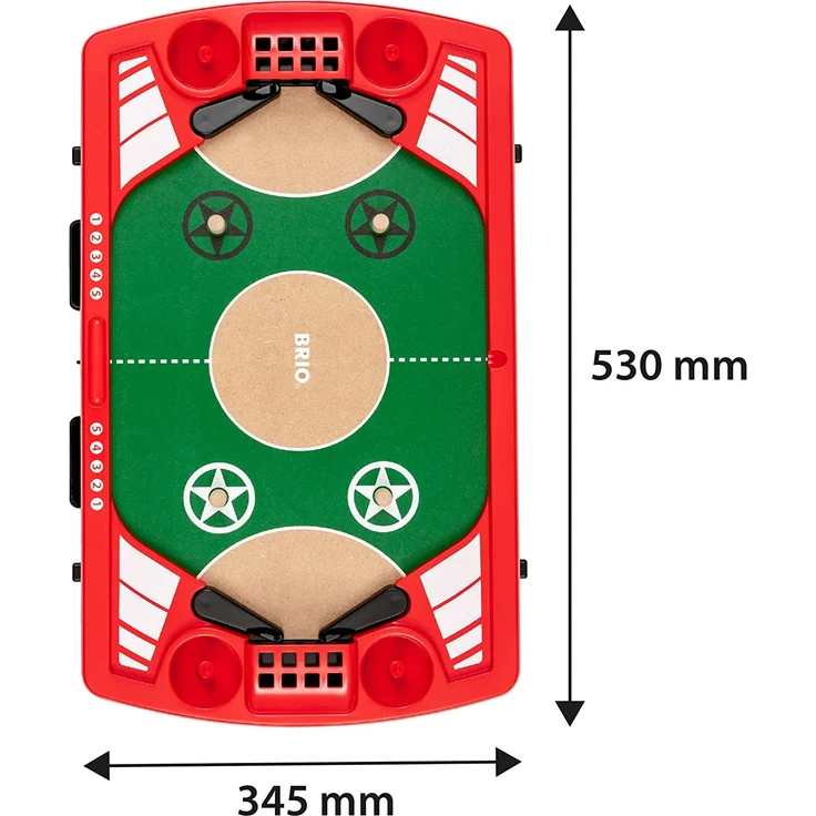 Brio 'Tischfußball-Flipper', ab 6 Jahren, 53 x 34,5 cm, 2 Spieler, mit Metallkugeln – Bild 5