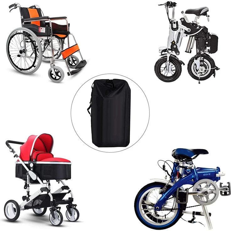 LIHAO Transporttasche Aufbewahrungstasche Schutzhülle für Kinderwagen Wasserdicht 600D – Bild 7