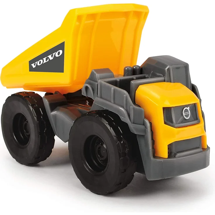 Dickie Toys Volvo Micro Workers 5er Spielzeugset Baustelle, Bagger, Baustelle, 5er-Set Baufahrzeuge, Baufahrzeuge Kinder, Baustellenfahrzeuge, Geschenkset Kinder 3 Jahre – Bild 4