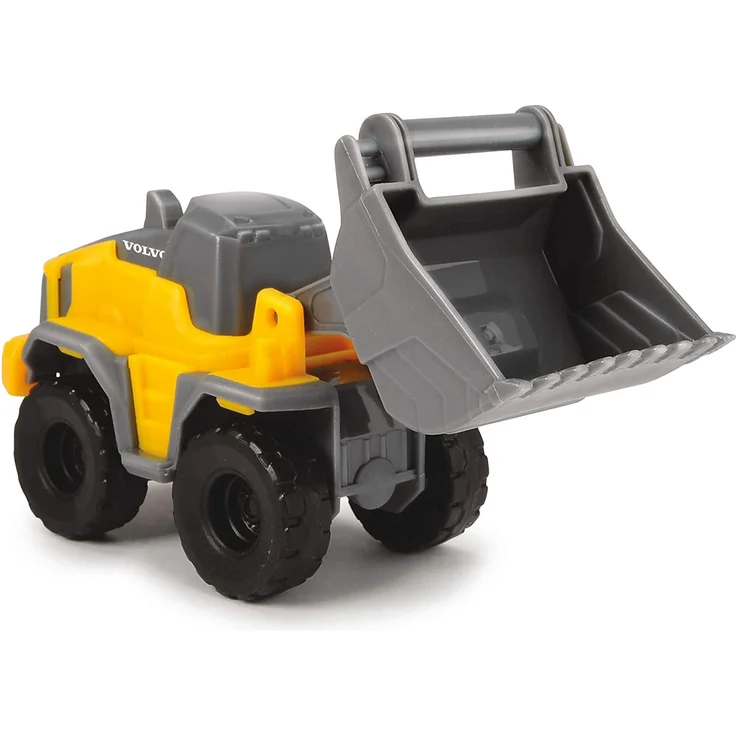 Dickie Toys Volvo Micro Workers 5er Spielzeugset Baustelle, Bagger, Baustelle, 5er-Set Baufahrzeuge, Baufahrzeuge Kinder, Baustellenfahrzeuge, Geschenkset Kinder 3 Jahre – Bild 5