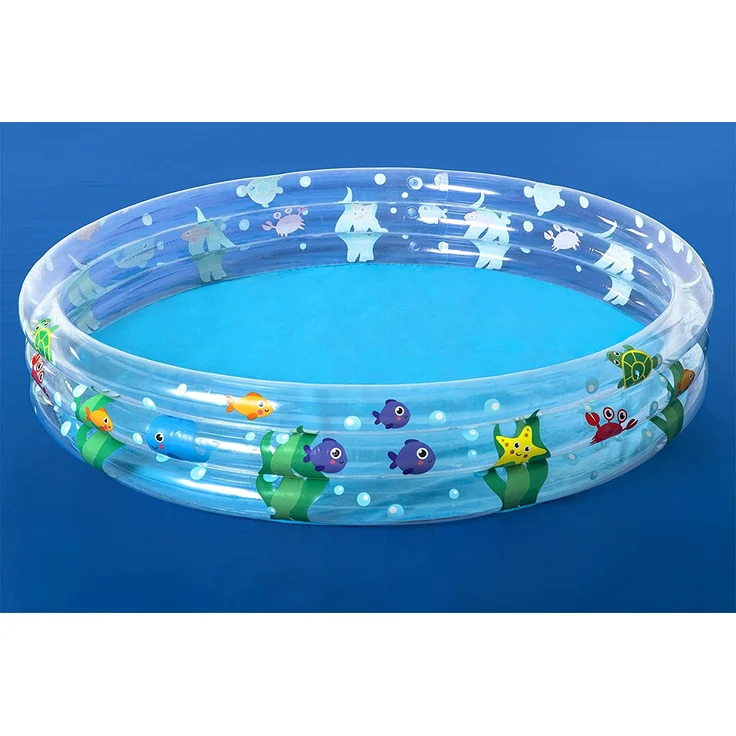 Bestway 'Deep Dive' Planschbecken, 152 x 30 cm, ab 2 Jahren, mit bunten Meeresmotiven – Bild 8