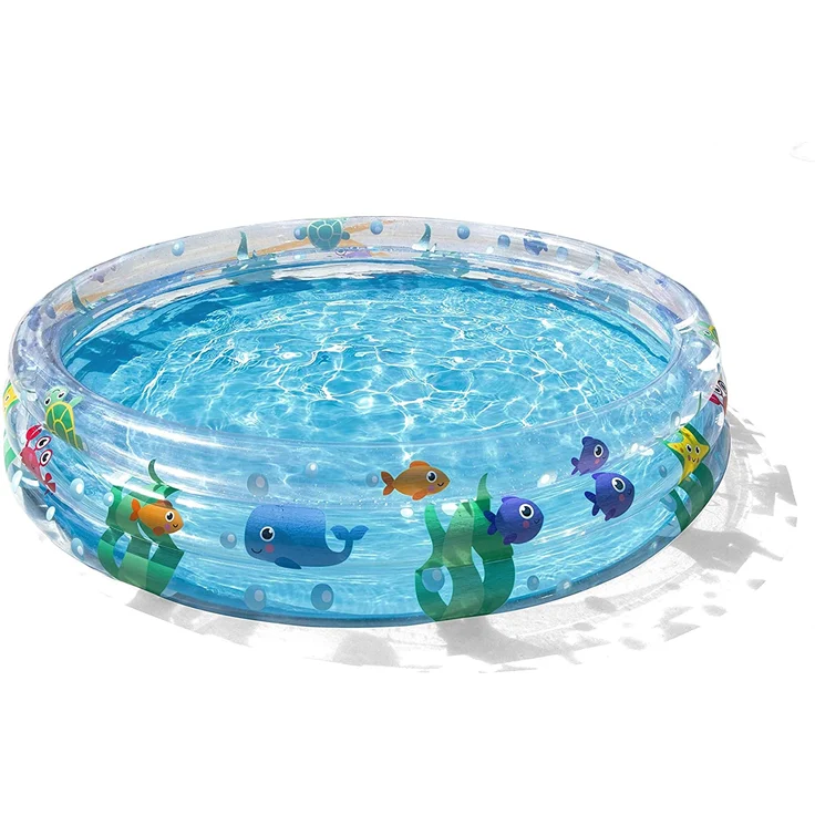 Bestway 'Deep Dive' Planschbecken, 152 x 30 cm, ab 2 Jahren, mit bunten Meeresmotiven – Bild 7