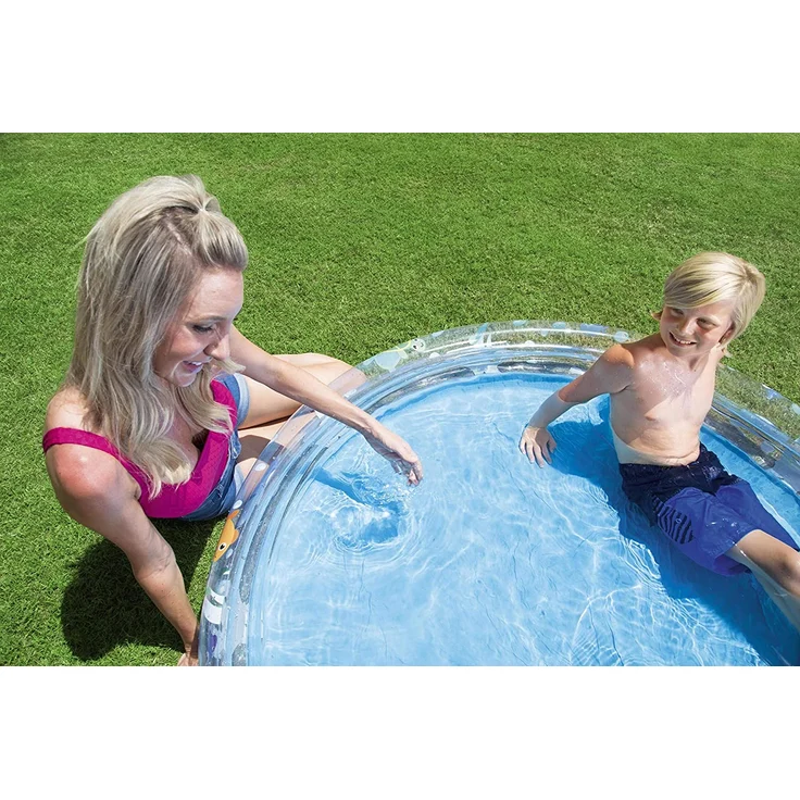 Bestway 'Deep Dive' Planschbecken, 152 x 30 cm, ab 2 Jahren, mit bunten Meeresmotiven – Bild 10