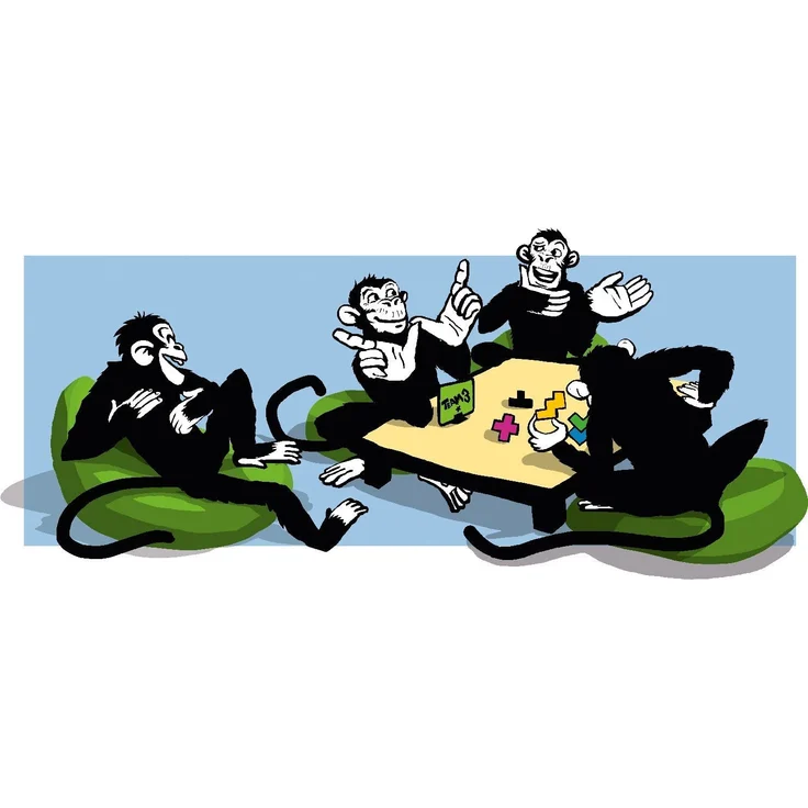 Abacusspiele GmbH ABA64191 TEAM3 grün Familienspiel, Stapelspiel, Black – Bild 13