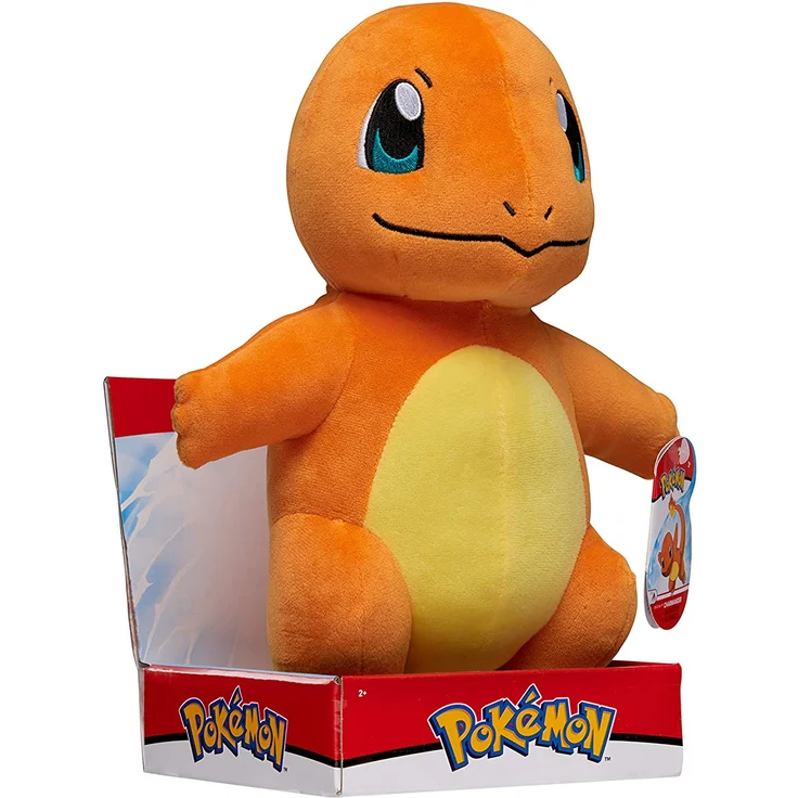 Wicked Cool Toys Pokemon Premium Plüsch-Figur, Glumanda, 27-30 cm – Bild 1