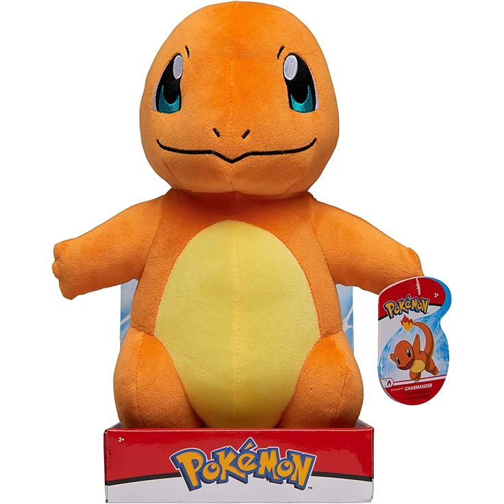 Wicked Cool Toys Pokemon Premium Plüsch-Figur, Glumanda, 27-30 cm – Bild 2