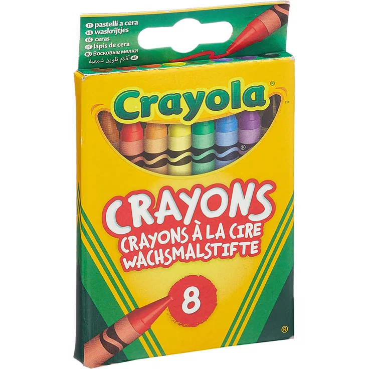 Crayola 02.0008 - 8 Wachsmalstifte