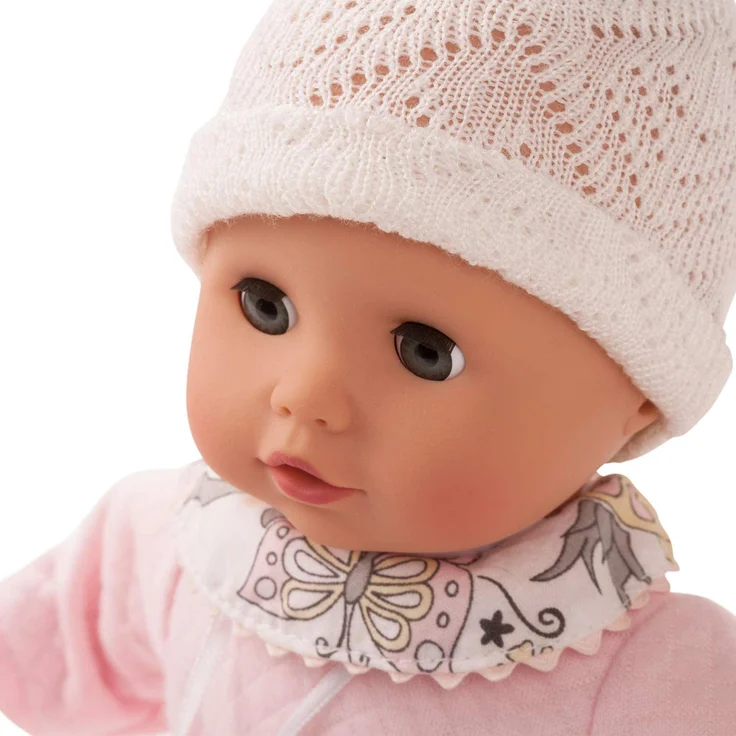 Götz 1320588 Muffin Traumblume Puppe - 33 cm Babypuppe mit blauen Schlafaugen, ohne Haare und Weichkörper - 4-teiliges Set - ab 18 Monaten - Preisvergleich – Bild 3