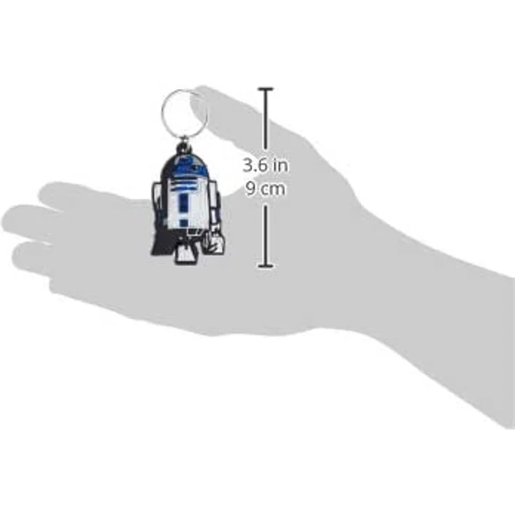 Pyramid International schlüsselanhänger Star Wars R2-D2 6 cm weiß – Bild 4