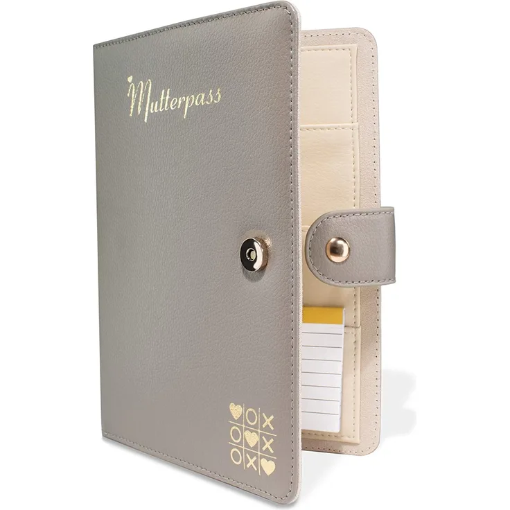 TWIVEE - Mutterpasshülle - Organizer mit Magnetverschluss - Mutter-Kind-Pass - Deutscher Mutterpass - inkl. Notizblock und 8 Fächern