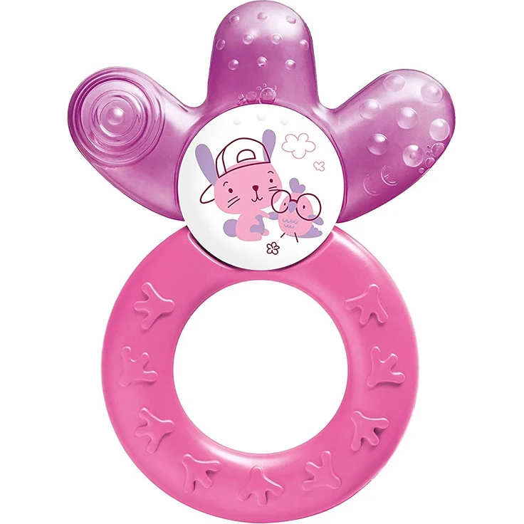 MAM Kühlbeißring Cooler New lila / pink ab 4 Monaten – Bild 1