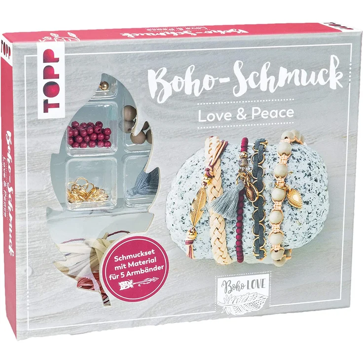 Boho-Schmuckset Love & Peace – Bild 1
