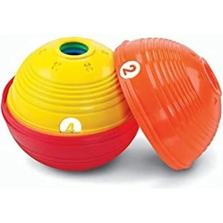 Mattel Fisher-Price W4472 - Brilliant Basics Stack und Roll Cups Spielkugel-Pyramide – Bild 11