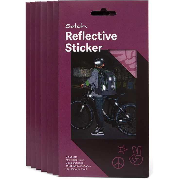 satch Reflective Sticker Set Lila