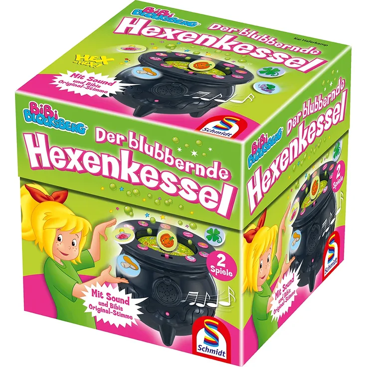 Schmidt Spiele GmbH 40581 Bibi Blocksberg Der blubbernde Hexenkessel, Mehrfarbig