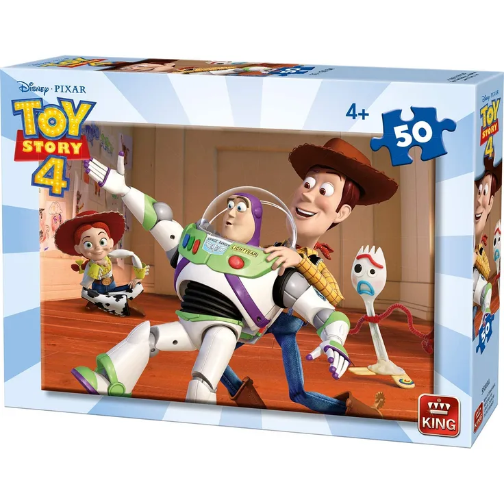 King- Puzzle 50 Stück, 55818, Uni