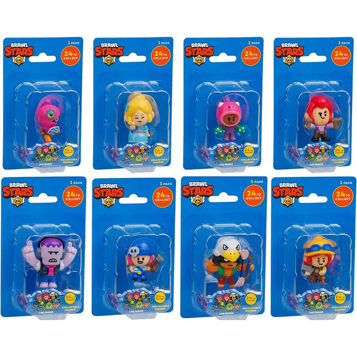 Brawl Stars BRW2010 Collectible Figure, Multi-Colored, 1 Stück, zufällige Auswahl