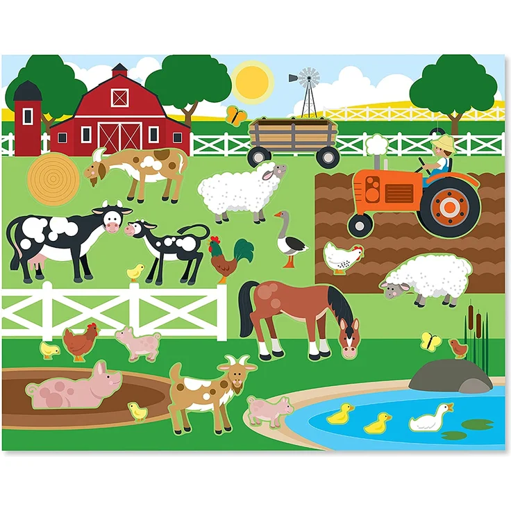 Melissa & Doug wiederverwendbares Stickerbrett – Lebensräume | Aktivitätsbrett | Stickerbrett | 3+ | Geschenk für Jungen oder Mädchen - Preisvergleich – Bild 6