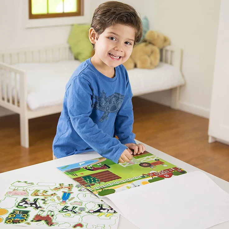 Melissa & Doug wiederverwendbares Stickerbrett – Lebensräume | Aktivitätsbrett | Stickerbrett | 3+ | Geschenk für Jungen oder Mädchen - Preisvergleich – Bild 2