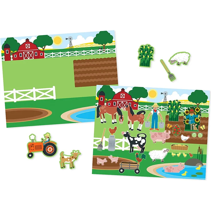 Melissa & Doug wiederverwendbares Stickerbrett – Lebensräume | Aktivitätsbrett | Stickerbrett | 3+ | Geschenk für Jungen oder Mädchen - Preisvergleich – Bild 3