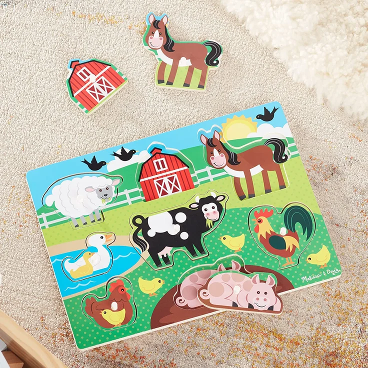 Form Puzzle Bauernhoftiere 8 Stück - Preisvergleich – Bild 6