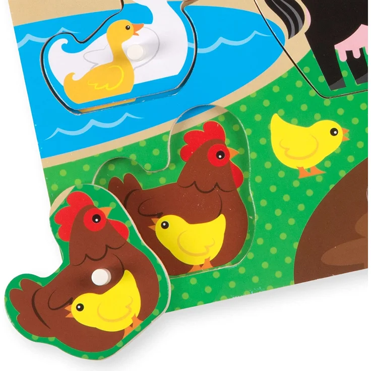 Form Puzzle Bauernhoftiere 8 Stück - Preisvergleich – Bild 5