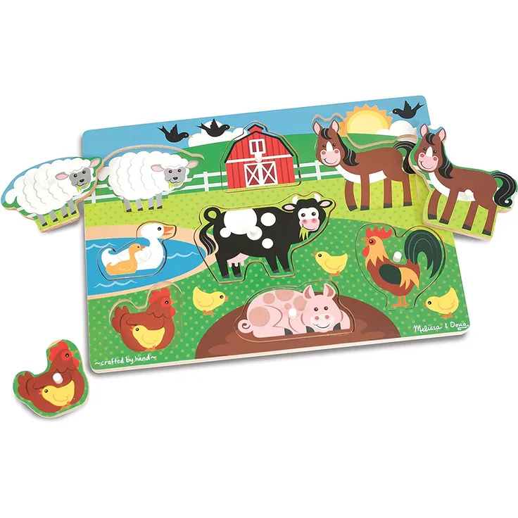 Form Puzzle Bauernhoftiere 8 Stück - Preisvergleich