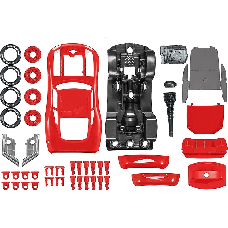 Revell Lightning McQueen Sportwagen-Modell Montagesatz 1:20 Lightning McQueen Beide Geschlechter 19 Stück(e) – Bild 6