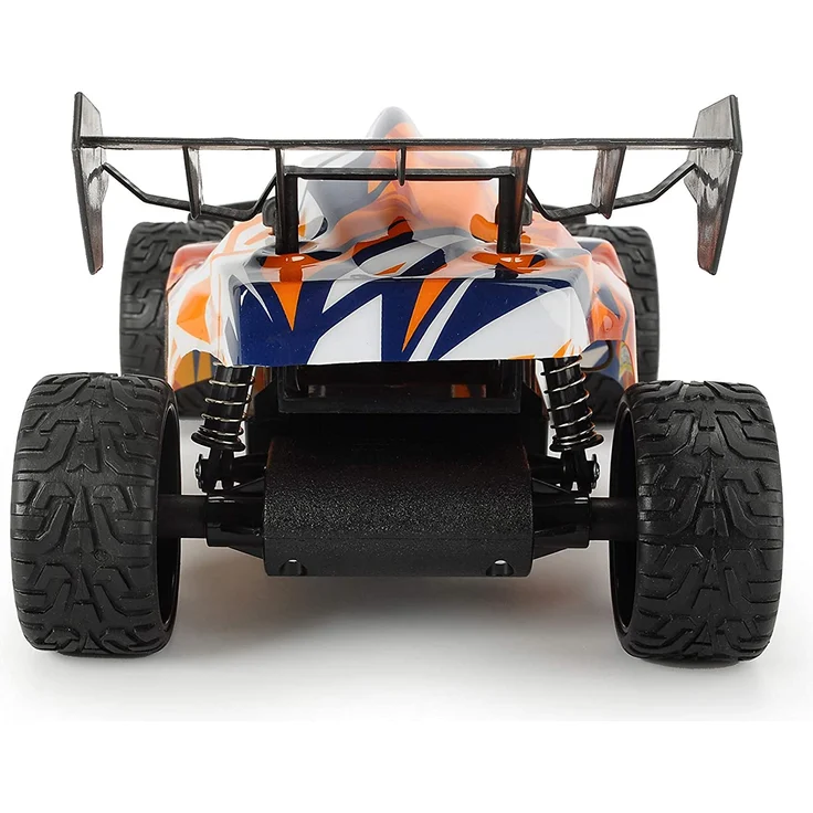 Dickie Toys RC Speed Hopper, ferngesteuertes Spielzeugauto mit gefederten Radgabeln für Jungen und Mädchen ab 6 Jahren, 2-Kanal Funkfernsteuerung, Rennauto mit 10 km/h für Stunts, Draußen und Drinnen – Bild 9