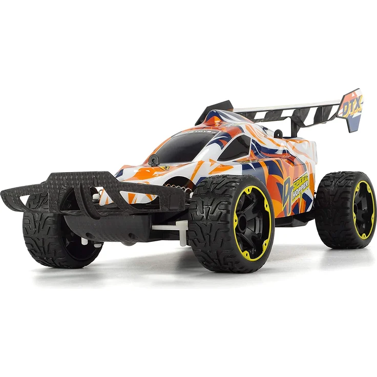 Dickie Toys RC Speed Hopper, ferngesteuertes Spielzeugauto mit gefederten Radgabeln für Jungen und Mädchen ab 6 Jahren, 2-Kanal Funkfernsteuerung, Rennauto mit 10 km/h für Stunts, Draußen und Drinnen – Bild 6