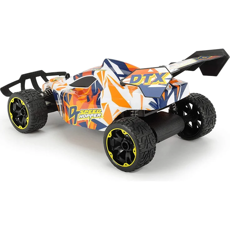 Dickie Toys RC Speed Hopper, ferngesteuertes Spielzeugauto mit gefederten Radgabeln für Jungen und Mädchen ab 6 Jahren, 2-Kanal Funkfernsteuerung, Rennauto mit 10 km/h für Stunts, Draußen und Drinnen – Bild 10